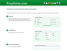 Tablet Screenshot of fi.foxyform.com