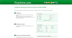 Desktop Screenshot of es.foxyform.com