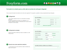 Tablet Screenshot of es.foxyform.com