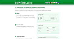 Desktop Screenshot of foxyform.com