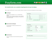 Tablet Screenshot of dk.foxyform.com